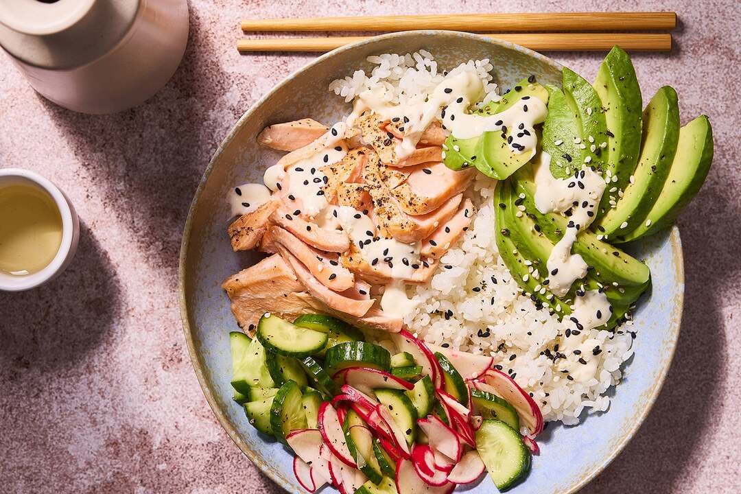 Salmon & Sushi Rice Bowls
